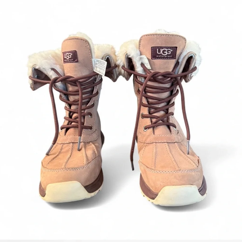 UGG Women's Brown and Cream Winter Boots
